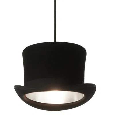 Innermost Wooster 1 - Light Unique / Statement Geometric Pendant In Black