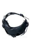 Innerraum Men Object Hm0 Half Moon Shoulder Bag In Black