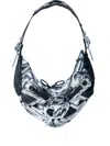 Innerraum Adjustable-strap Buckle-fastening Shoulder Bag In Silver