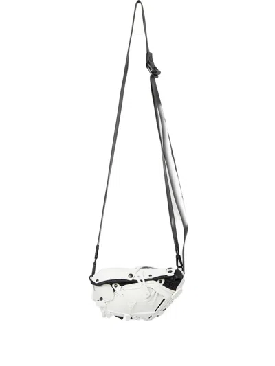 Innerraum Armoured Flap Messenger Bag In White