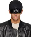 Innerraum Black Object 12 Visor Baseball Cap In Black