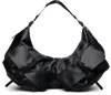 Innerraum Black Object Hm4 Xxl Half Moon Bag In Black