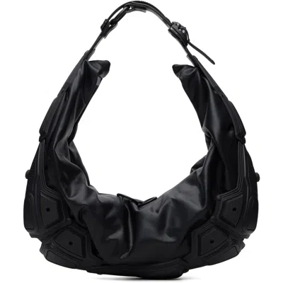 Innerraum Black Object M03 Half Moon Bag In Black Matt