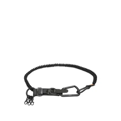 Innerraum Bungee-cord With Carabiner Clasp Belt In Black