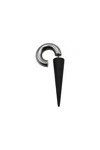 Innerraum Ea0 Mono Spike Earring Black Matte Accessories In Black