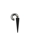 Innerraum Ea0 Mono Spike Earring Black Matte Accessories In Black