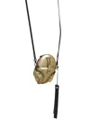 Innerraum Egg Studded Cross Body Bag In Gold