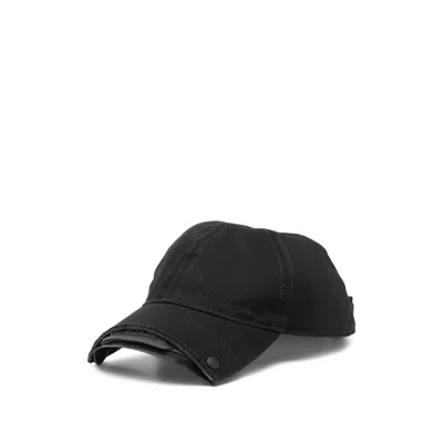 Innerraum Extended-peak Baseball Cap In Black