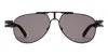 Innerraum Eyewear Object 020 - Black Matt Sunglasses In Black