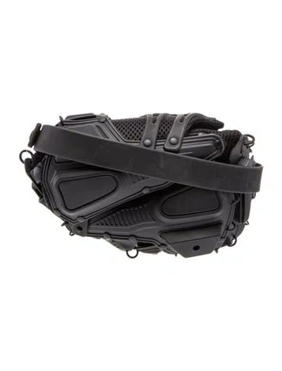 Pre-owned Innerraum Leather Crossbody Bag In Black