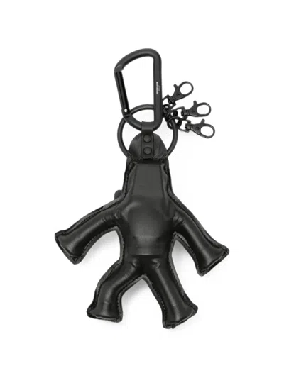Innerraum Leather-padded Keychain In Black