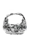 Innerraum Metallic-effect Top-zip Shoulder Bag In Silver