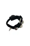 Innerraum Object B01_1ring Bracalet Black_spike Accessories In Black