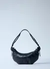 Innerraum Object Hm0 Micro Half Moon Shoulder Bag In Black