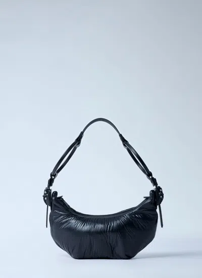 Innerraum Object Hm0 Micro Half Moon Shoulder Bag In Black
