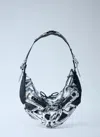 Innerraum Object Hm5 Half Moon Shoulder Bag In Silver