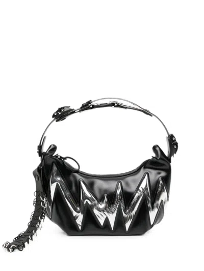 Innerraum Object Hmo Flash Half Moon Shoulder Bag In Black