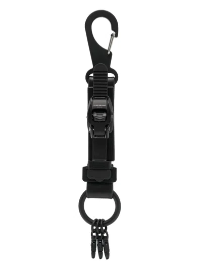 Innerraum Black Object K02 Hook Keychain In Black Matt