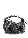 Innerraum Pearl-embellished Shoulder Bag In Black