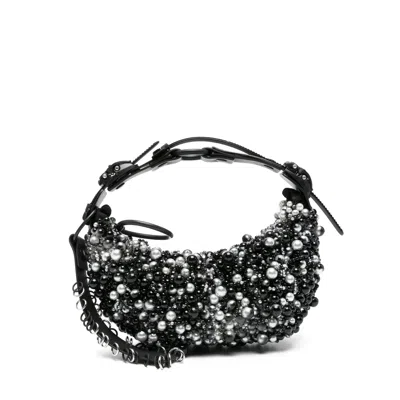 Innerraum Pearls Embellished Cross Body Bag In Multi