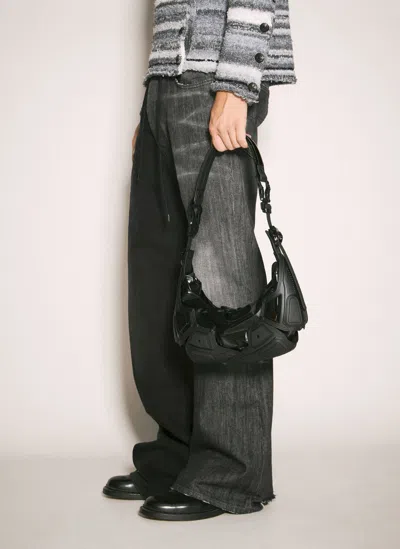 Innerraum Small Object M02 Half Moon Shoulder Bag In Black