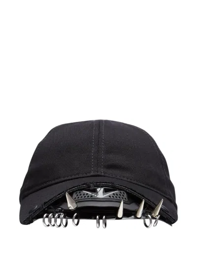 Innerraum Studded Baseball Cap In Black