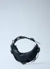 Innerraum Women Object Hm0 Half Moon Shoulder Bag In Black