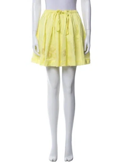 Pre-owned Innika Choo Mini Skirt In Green