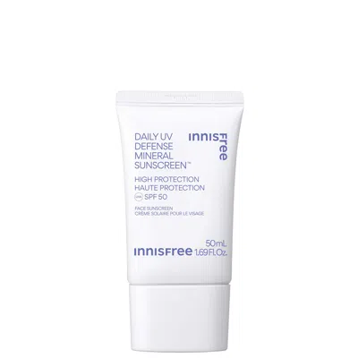 Innisfree Daily Uv Defense Mineral Sunscreen Spf 50 50ml