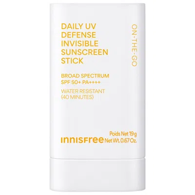Innisfree Daily Uv Invisible Korean Sunscreen Stick Spf 50+ Pa++++ 0.67 Oz/19 ml