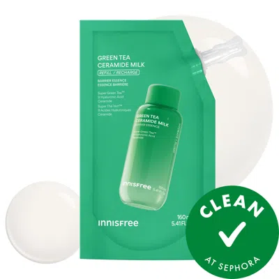 Innisfree Green Tea Ceramide Korean Milk Toner For Hydration & Barrier Repair 5.41 Oz/160 ml In Transparent