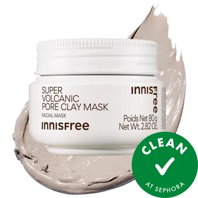 Innisfree Korean Super Volcanic Pore Detoxing Clay Mask For Oil Control ​ 2.82/80 In Transparent