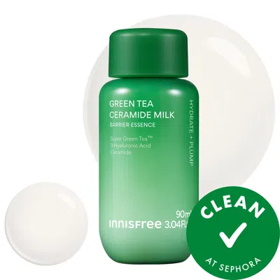 Innisfree Mini Green Tea Ceramide Milk Toner For Hydration & Barrier Repair 3 Oz/90 ml