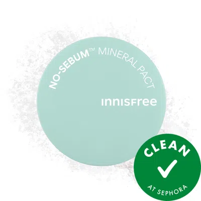 Innisfree No-sebum Mineral Compact Korean Setting Powder For Oil Control ​ 0.30oz/8.5g In Transparent