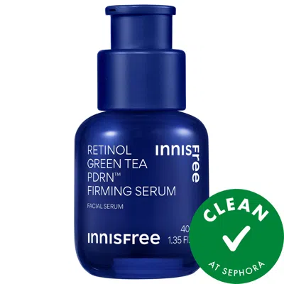 Innisfree Retinol Green Tea Pdrn Firming & Smoothing Serum 1.35 Oz/40 ml
