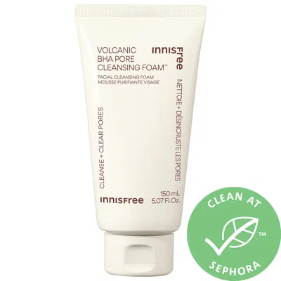 Innisfree Volcanic Bha Pore Cleansing Foam 5.07 oz / 150 ml In White