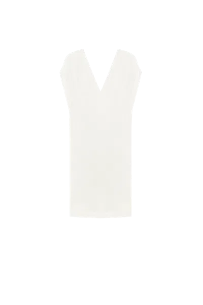 Innna Ivory Tunika Dress In White