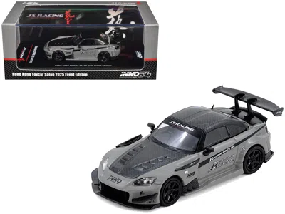 Inno Models Honda S2000 Rhd (right Hand Drive) "j's Racing" Gray With Carbon Hood And Top "hong Kong Toycar Salo