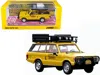 Inno Models Land Rover Range Rover Classic "camel Trophy 1982" Yellow With Roof Rack Tool Box And 4 Oil Containe