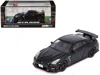 Inno Models Nissan Gt-r (r35) Nismo Rhd (right Hand Drive) Nismo Black With Carbon Hood And Top 1/64 Diecast Mod In Black