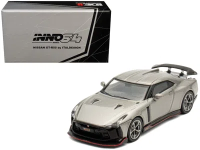 Inno Models Nissan Gt-r50 By Italdesign Gray Metallic "indonesia Diecast Expo 2024 Exclusive Edition" 1/64 Dieca