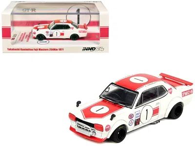 Inno Models Nissan Skyline 2000 Gt-r (kpgc10) #1 Rhd (right Hand Drive) Takahashi Kinimitsu "fuji Masters 250km" In Multi