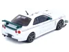 Inno Models Nissan Skyline Gt-r (r34) V-spec N1 Rhd (right Hand Drive) "tuned By Mine's" White 1/64 Diecast Mode