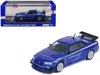 Inno Models Nissan Skyline Gt-r (r34) V-spec Rhd (right Hand Drive) "tuned By Mine's" Blue Metallic 1/64 Diecast In Blue