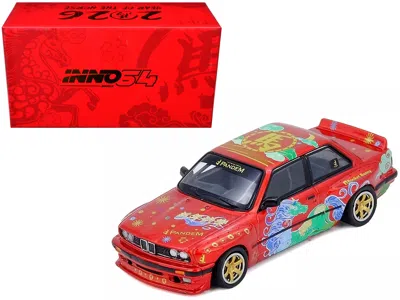 Inno Models Pandem Rocket Bunny E30 "year Of The Horse - Chinese New Year 2026 Special Edition" Red Metallic Wit