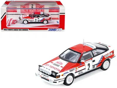 Inno Models Toyota Celica Gt-four (st165) #2 Carlos Sainz - Luis Moya Winner "rally Monte Carlo" (1991) 1/64 Die