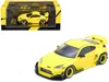 Inno Models Toyota Gr86 "pandem" Rhd (right Hand Drive) Yellow 1/64 Diecast Model Car By