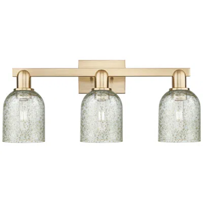 Innovations Lighting Arcadia Caledonia 24"w 3 Light Bronze Vanity Light W/ Mica Shade