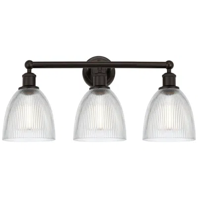 Innovations Lighting Castile 24" 3-light Oil Rubbed Bronze Bath Light W/ Clear Shade