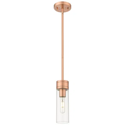 Innovations Lighting Ballston Boreas 3" Stem Hung Mini Pendant Chrome W/ 8"h Striped White Shade